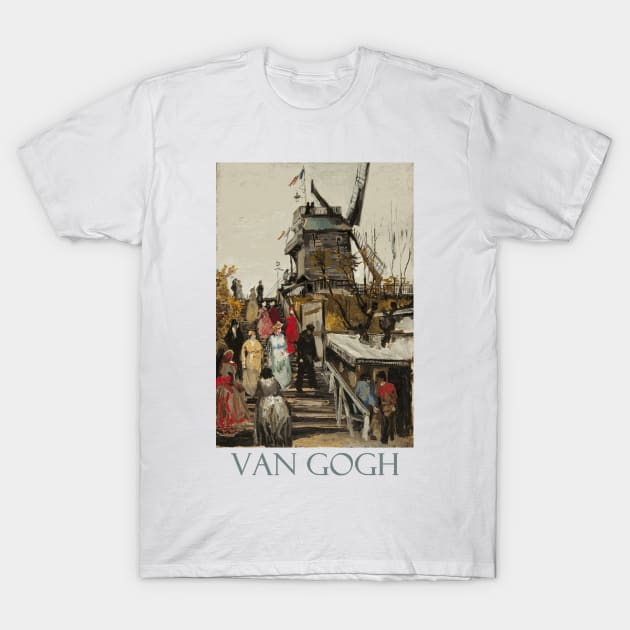 Moulin de Blute Fin by Vincent van Gogh T-Shirt by Naves